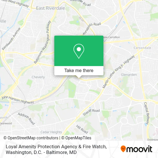 Loyal Amenity Protection Agency & Fire Watch map