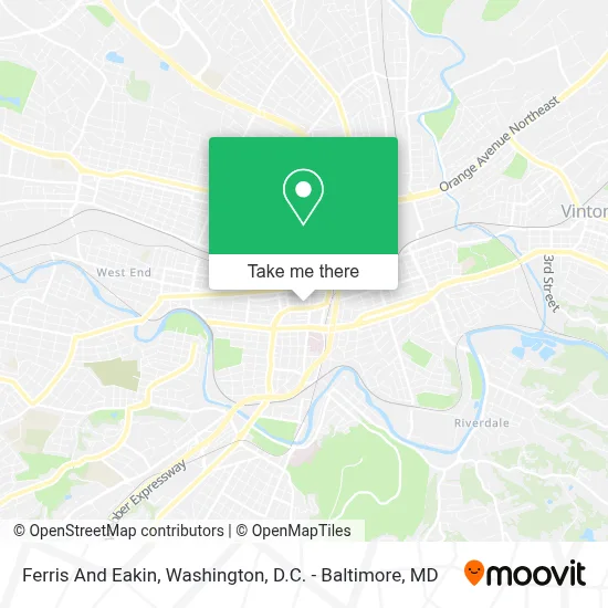 Ferris And Eakin map