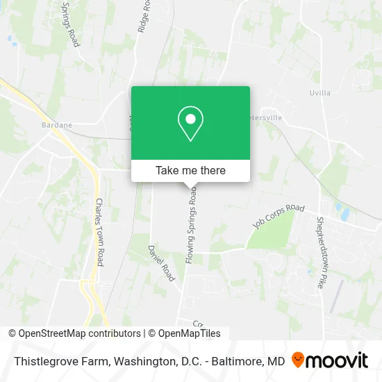 Thistlegrove Farm map