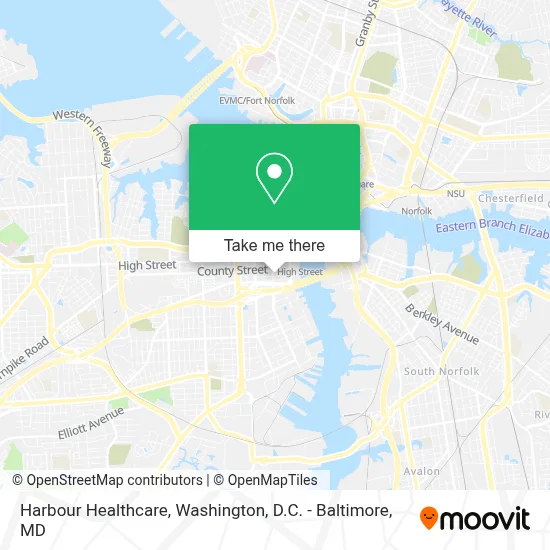 Harbour Healthcare map