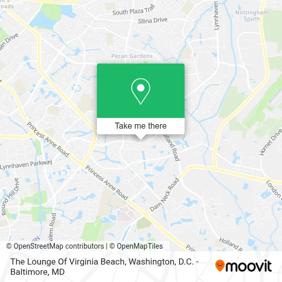 The Lounge Of Virginia Beach map