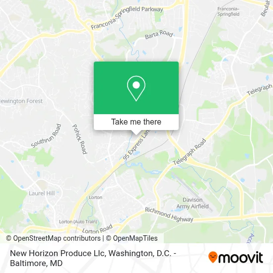 New Horizon Produce Llc map