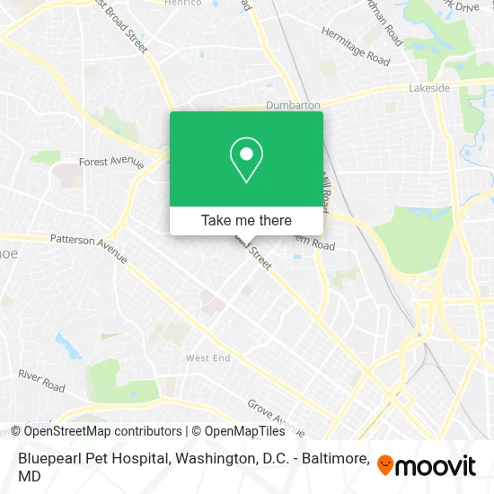 Bluepearl Pet Hospital map