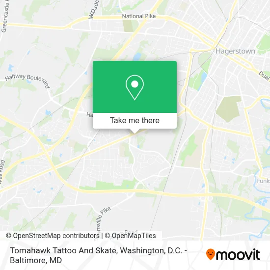 Tomahawk Tattoo And Skate map