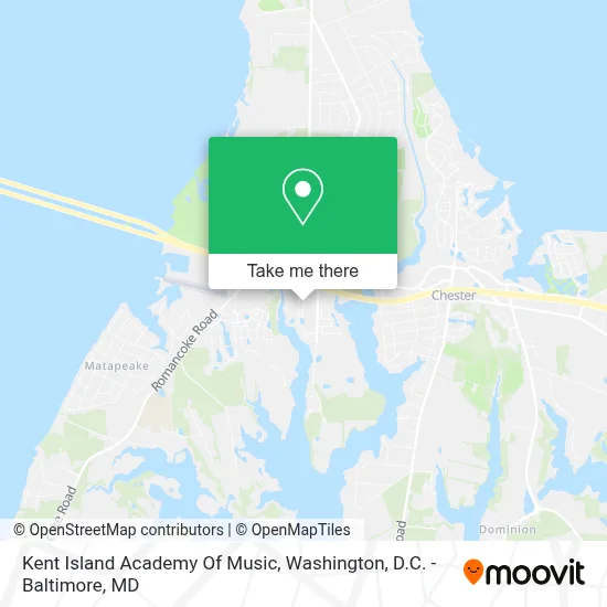 Kent Island Academy Of Music map