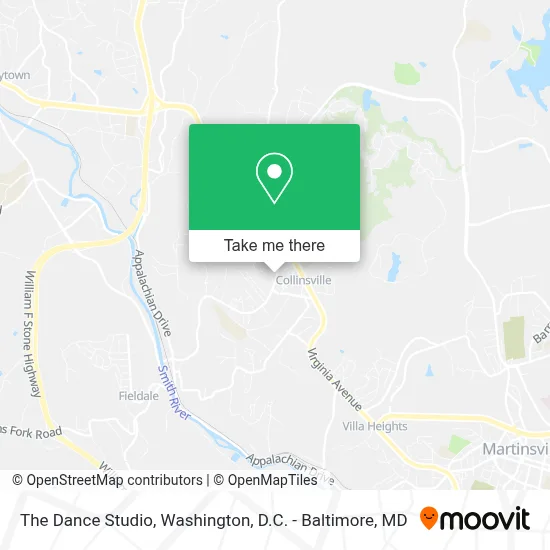 The Dance Studio map