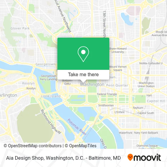 Aia Design Shop map