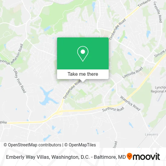 Emberly Way Villas map