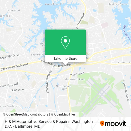 H & M Automotive Service & Repairs map