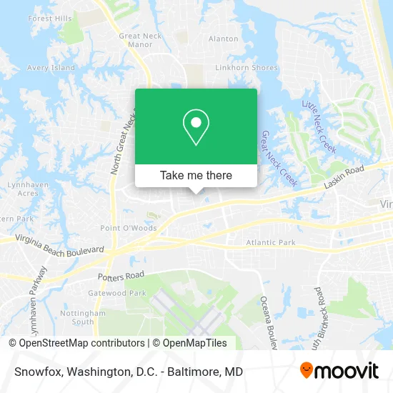 Snowfox map