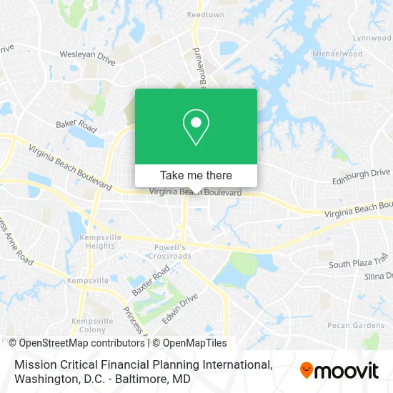 Mission Critical Financial Planning International map