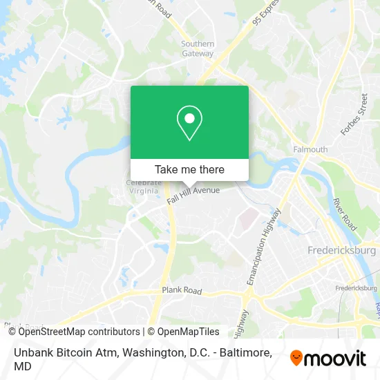 Unbank Bitcoin Atm map