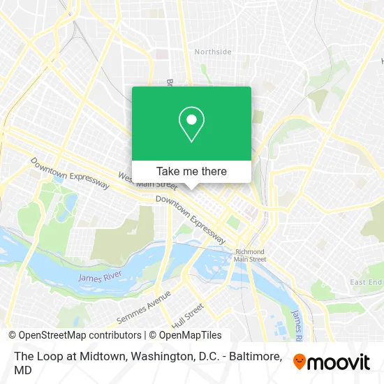 The Loop at Midtown map