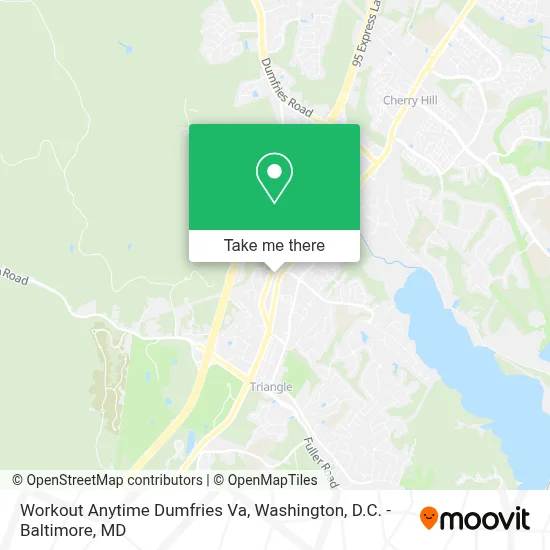 Workout Anytime Dumfries Va map