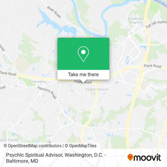 Psychic Spiritual Advisor map