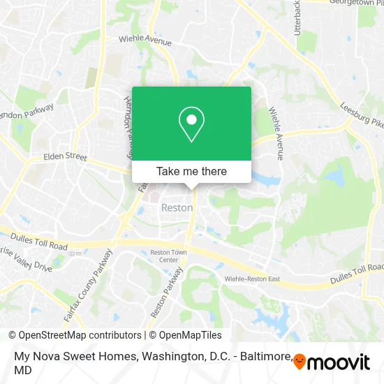 My Nova Sweet Homes map