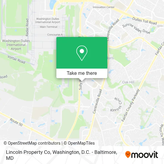 Lincoln Property Co map