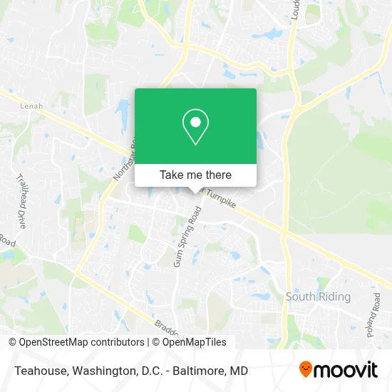 Teahouse map