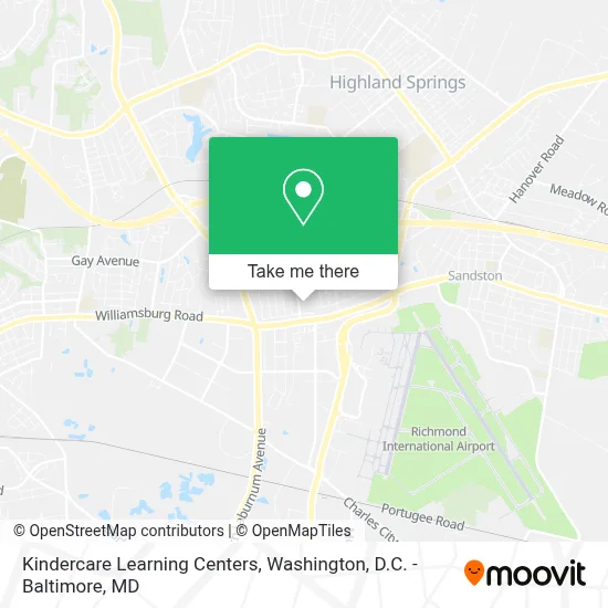 Kindercare Learning Centers map