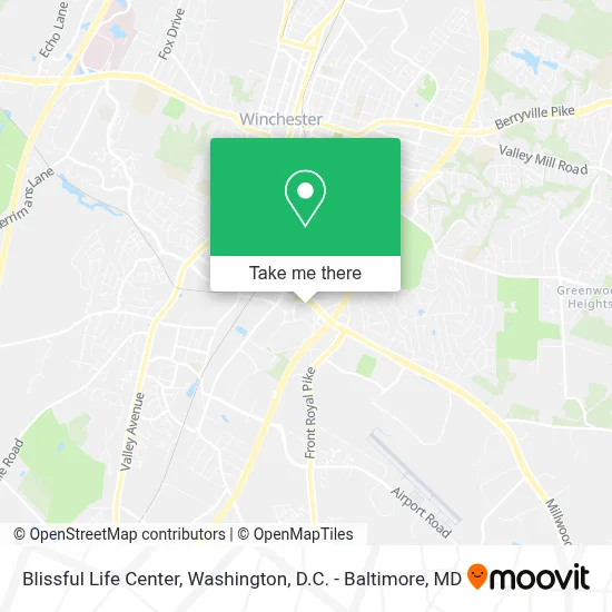 Blissful Life Center map