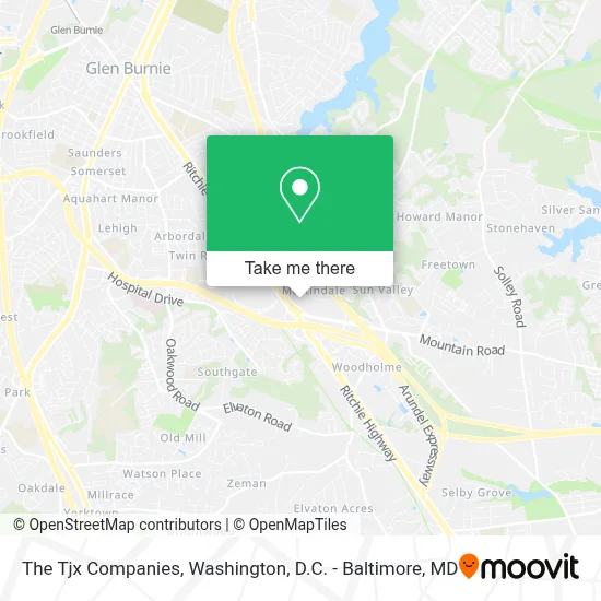 The Tjx Companies map