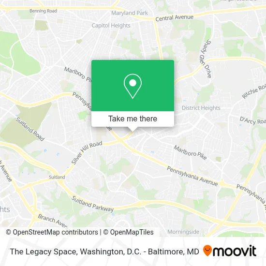 The Legacy Space map