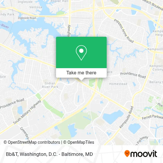 Bb&T map
