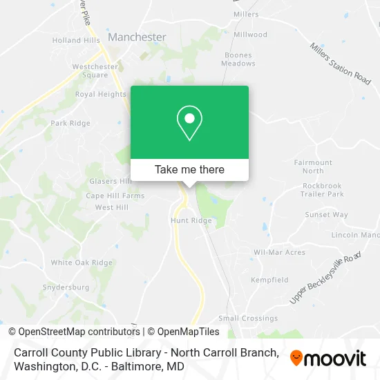 Carroll County Public Library - North Carroll Branch map