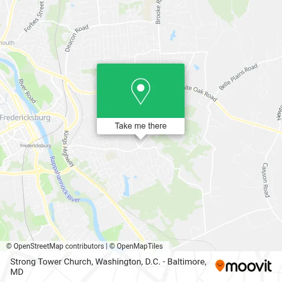 Strong Tower Church map