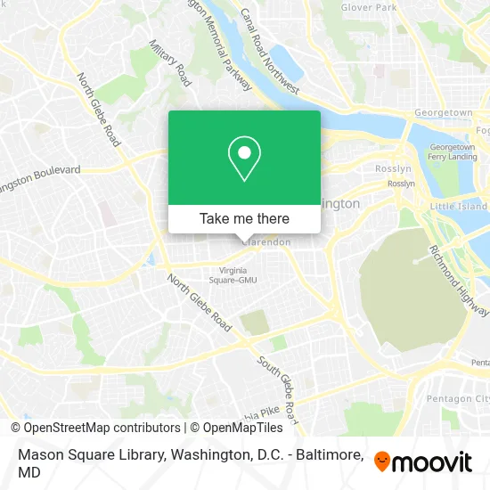 Mason Square Library map