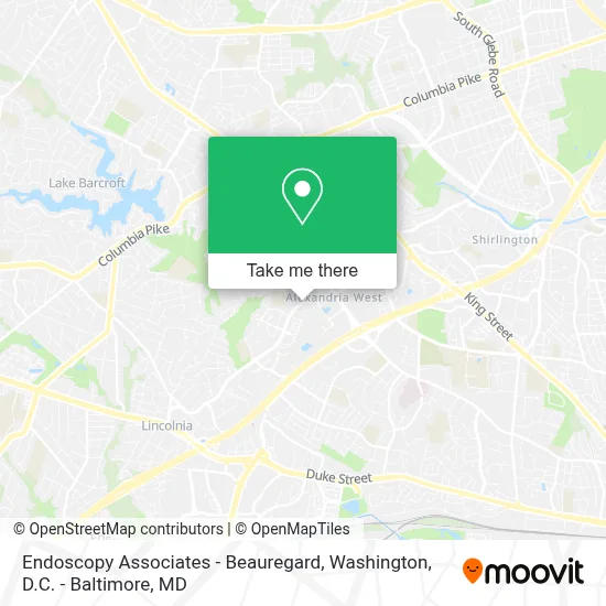 Endoscopy Associates - Beauregard map