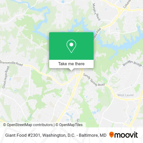 Giant Food #2301 map