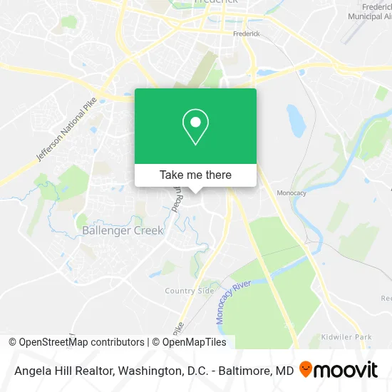 Angela Hill Realtor map