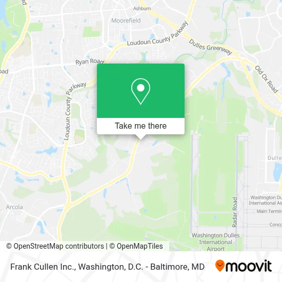 Frank Cullen Inc. map