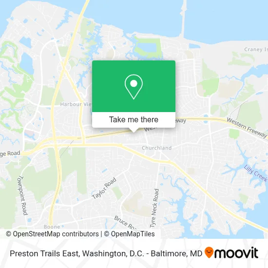 Preston Trails East map