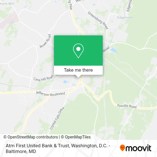 Atm First United Bank & Trust map