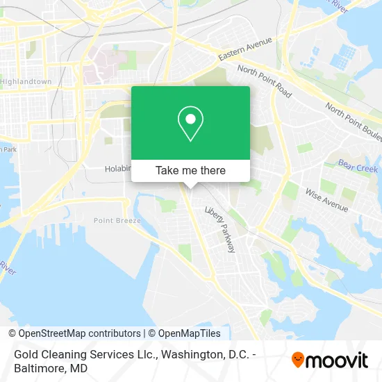 Gold Cleaning Services Llc. map