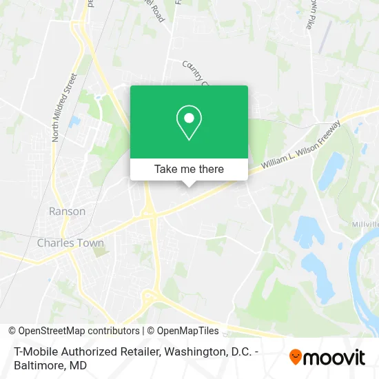 T-Mobile Authorized Retailer map