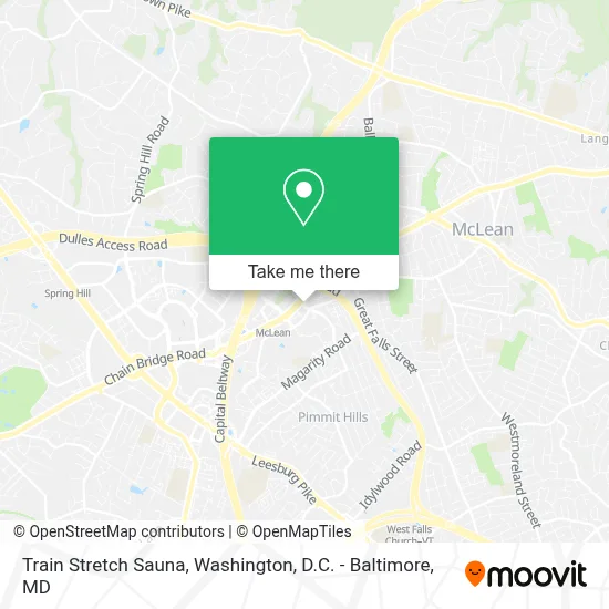 Train Stretch Sauna map