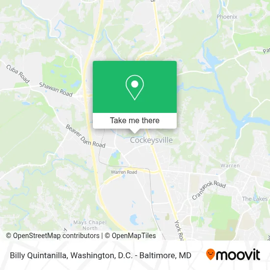 Billy Quintanilla map