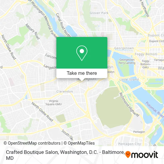 Crafted Boutique Salon map