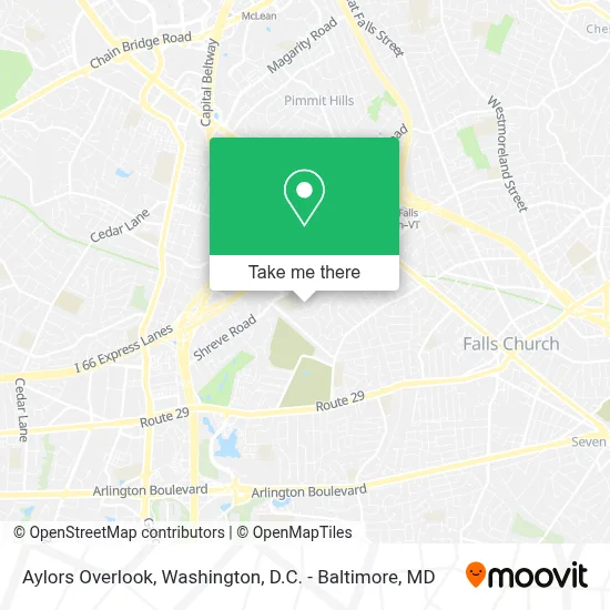 Aylors Overlook map
