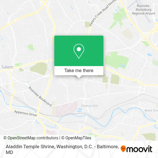 Aladdin Temple Shrine map