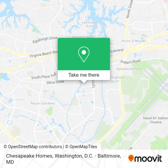 Chesapeake Homes map
