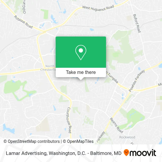 Lamar Advertising map