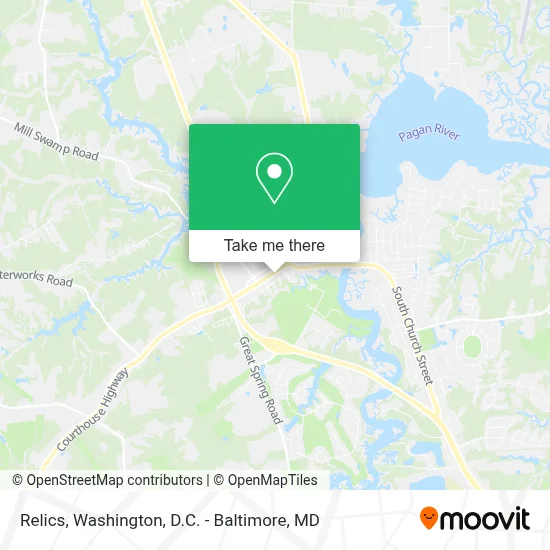 Relics map
