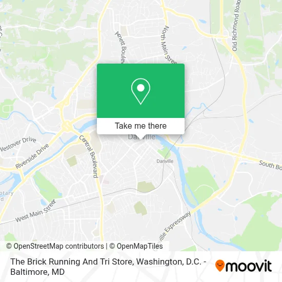 The Brick Running And Tri Store map