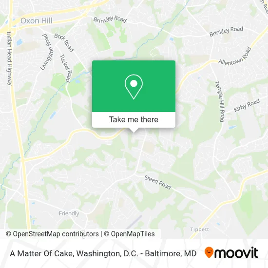 A Matter Of Cake map