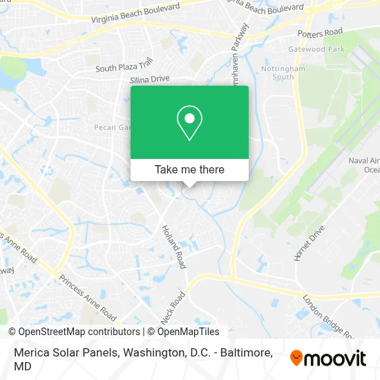 Merica Solar Panels map