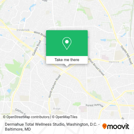 Dermahue Total Wellness Studio map